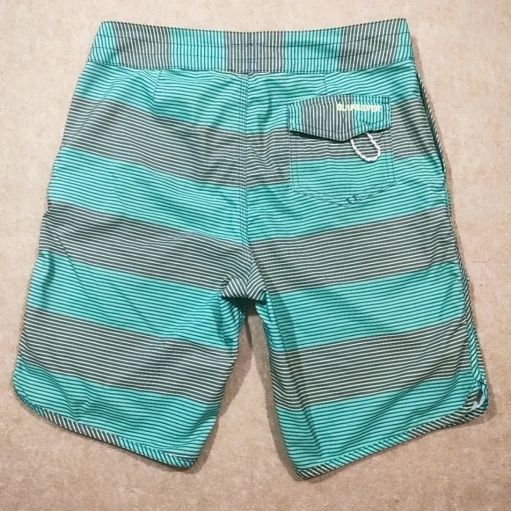 Quicksilver Striped Board Swim Shorts #5